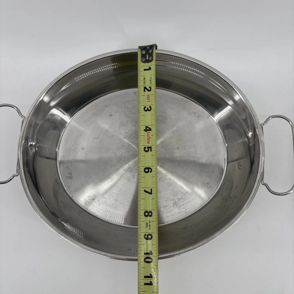 Cuisinart Pennsylvania Dutch Oval Roasting Pan 2 Qt C59-29D Stainless‎ Steel
